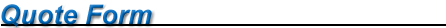 Quote Form